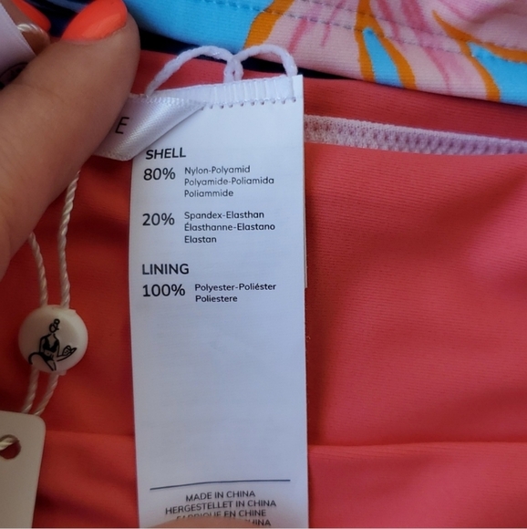 NWT Cupshe high waist bikini bottom 💗 Coral Pink, sz Medium💗 original package - Picture 6 of 8